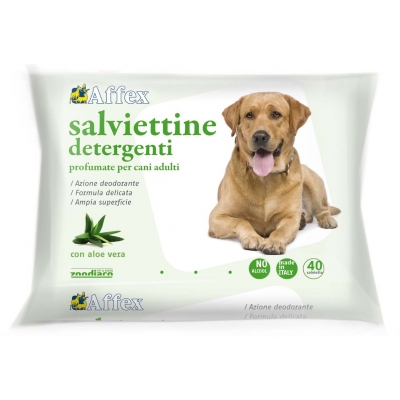Salviette detergenti per l'igiene quotidiana del cane adulto
